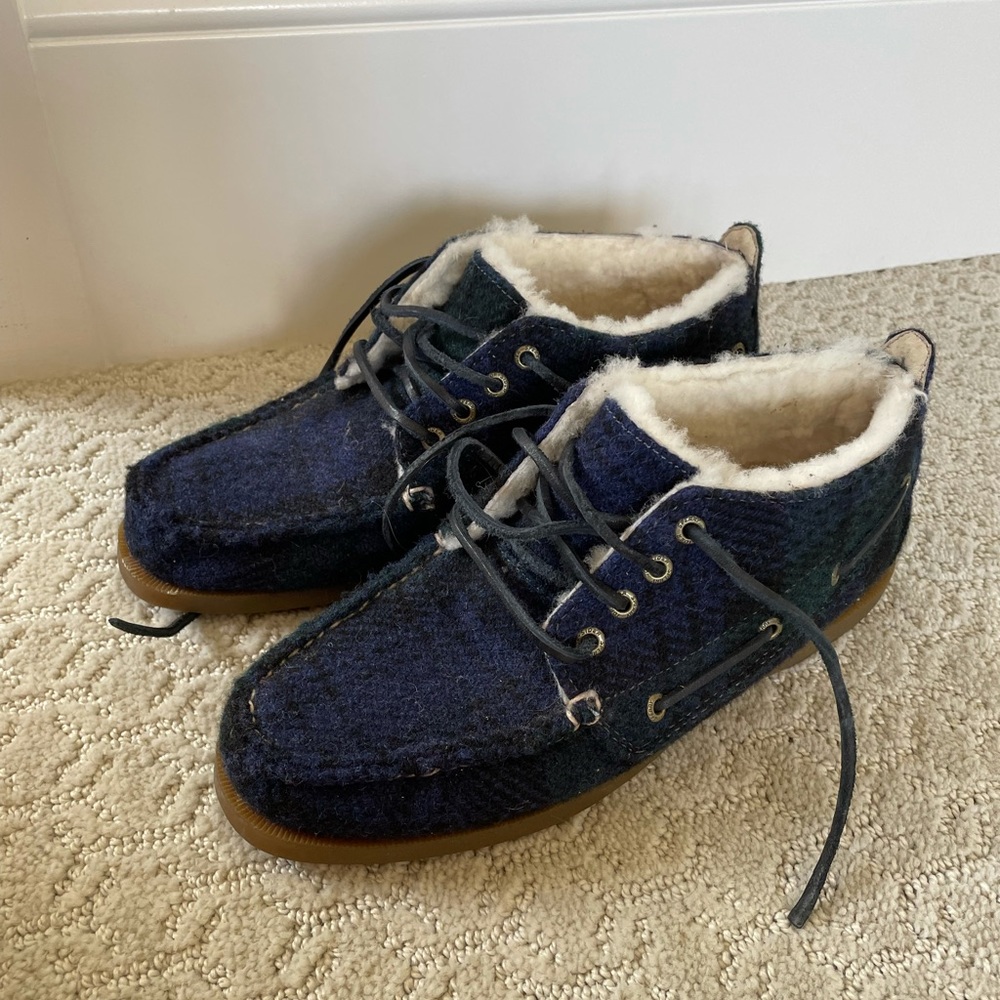 Sperry Blue Plaid